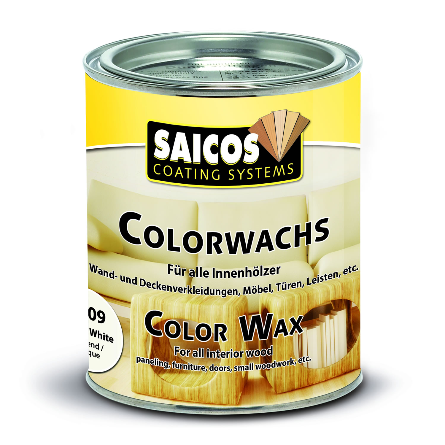 SAICOS Colorwachs Weiß deckend
