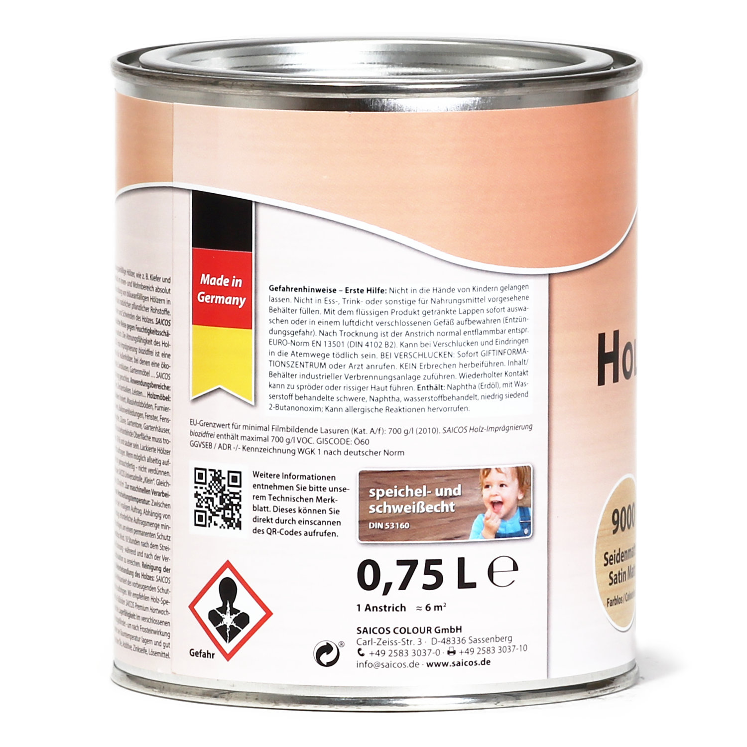 SAICOS Holz-Imprägnierung biozidfrei seidenmatt