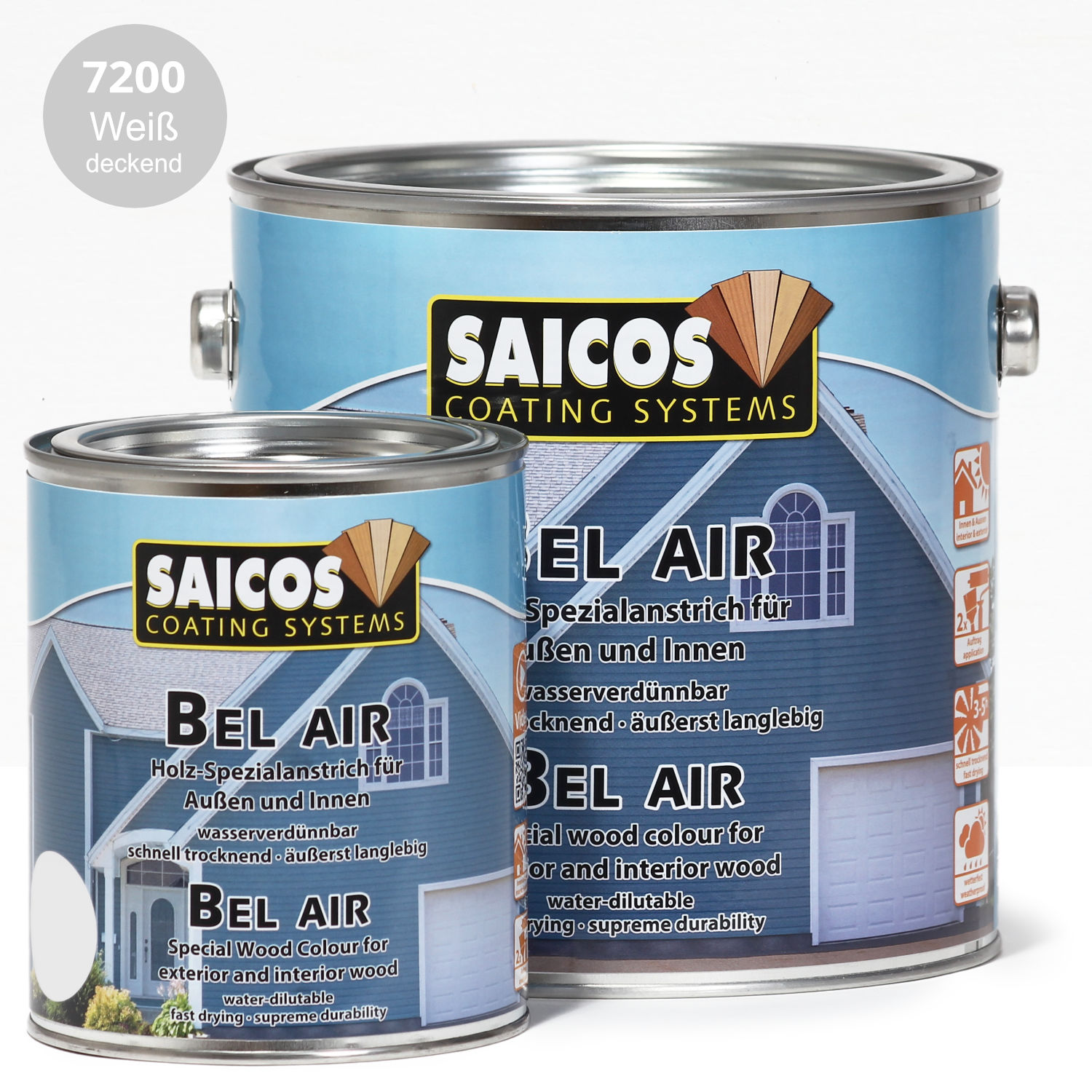 SAICOS Bel Air Weiß deckend