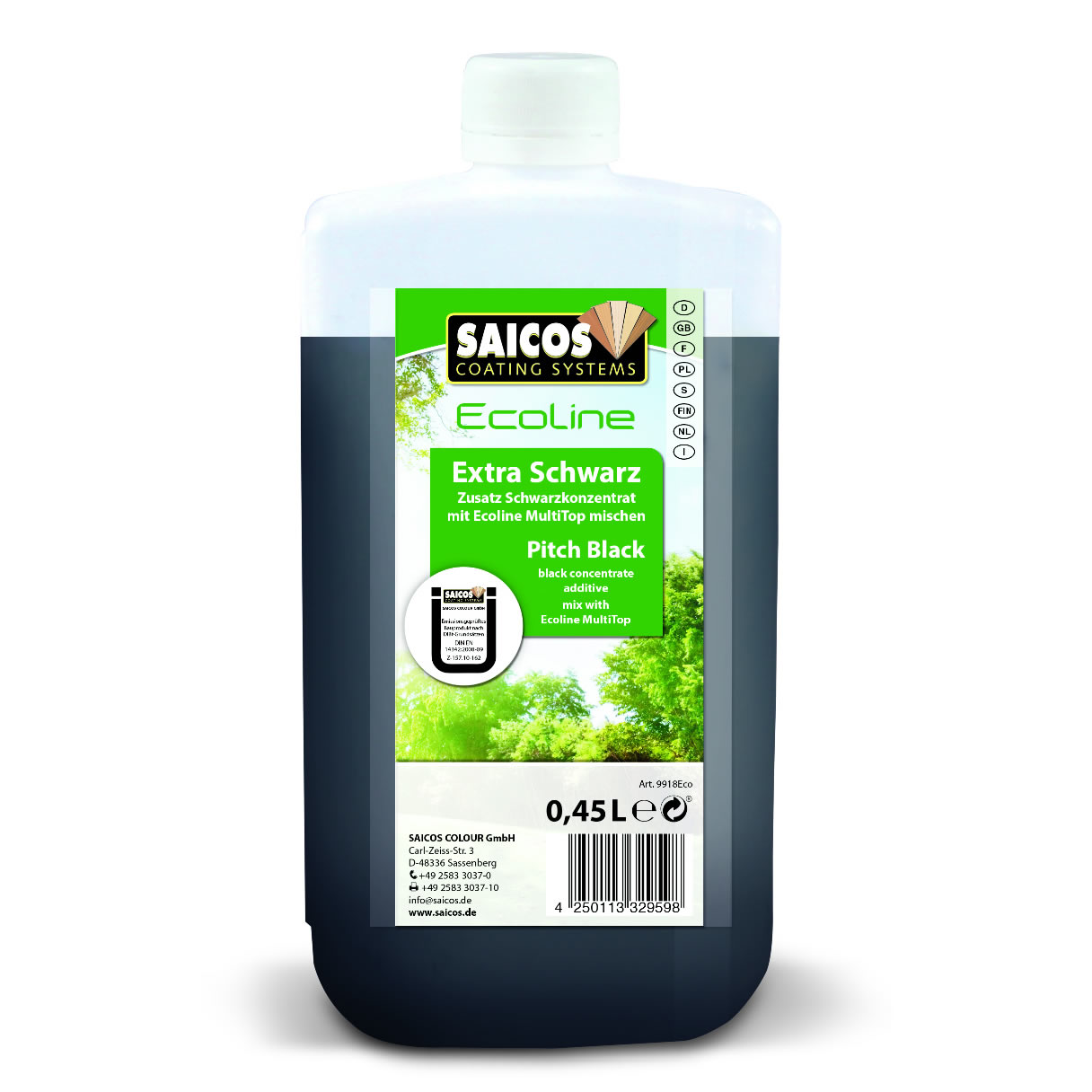SAICOS Ecoline Multi Top Zusatz Extra Schwarz