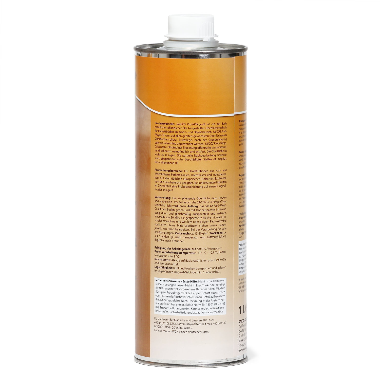 SAICOS Profi-Pflegeöl farblos 1 Liter