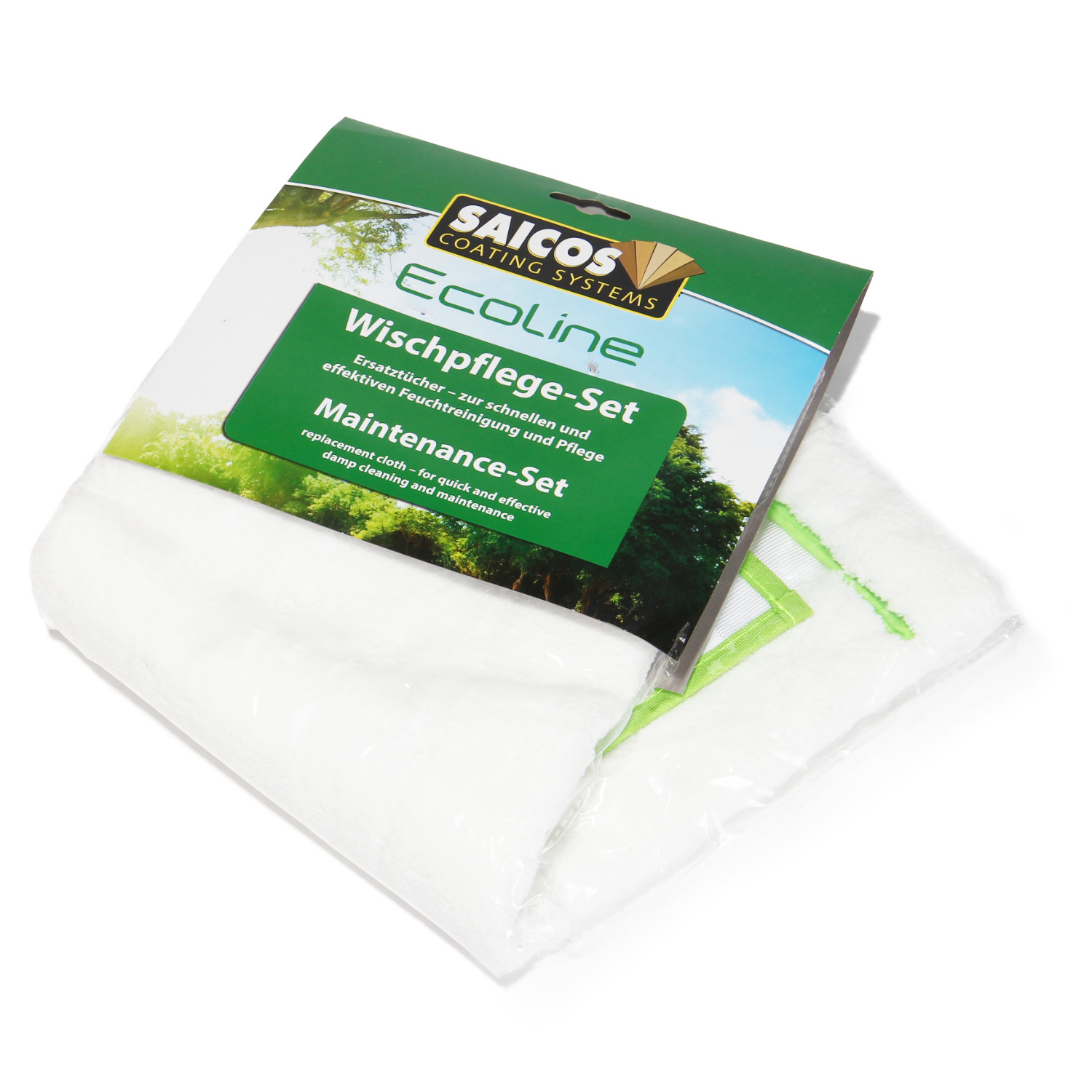 Ersatztücher für das SAICOS Ecoline Wischpflege-Set (2 Tücher)