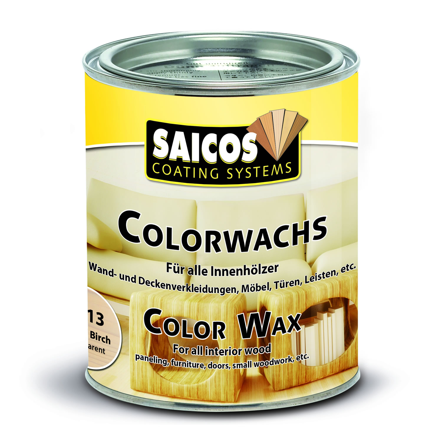 SAICOS Colorwachs Birke transparent