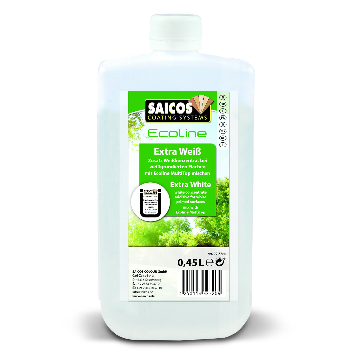 SAICOS Ecoline Multi Top Zusatz Extra Weiß