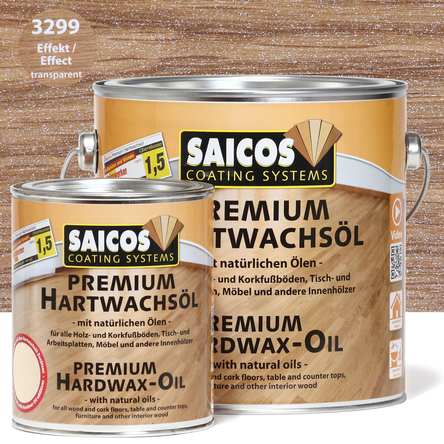 SAICOS Premium Hartwachsöl Effekt