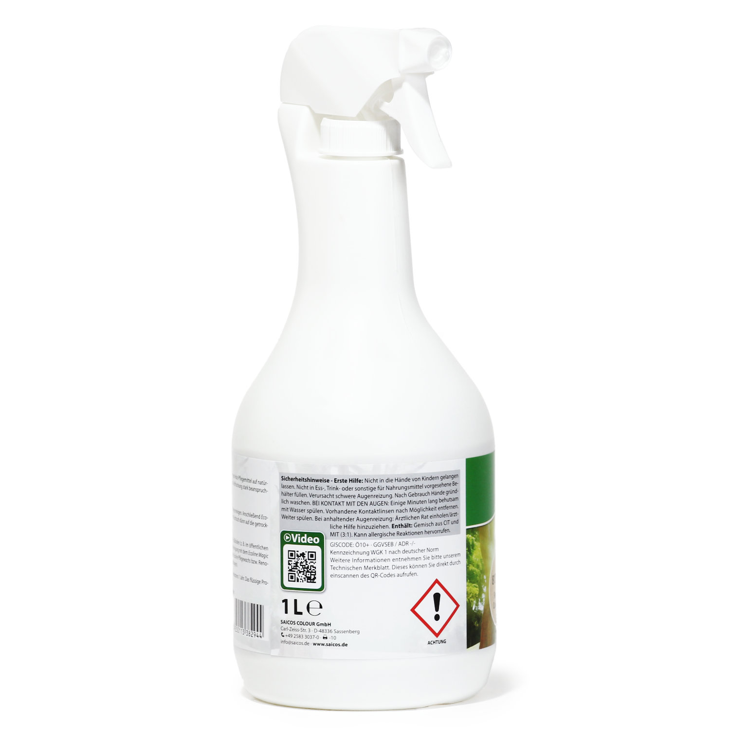 SAICOS Ecoline Pflegewachs Spray farblos