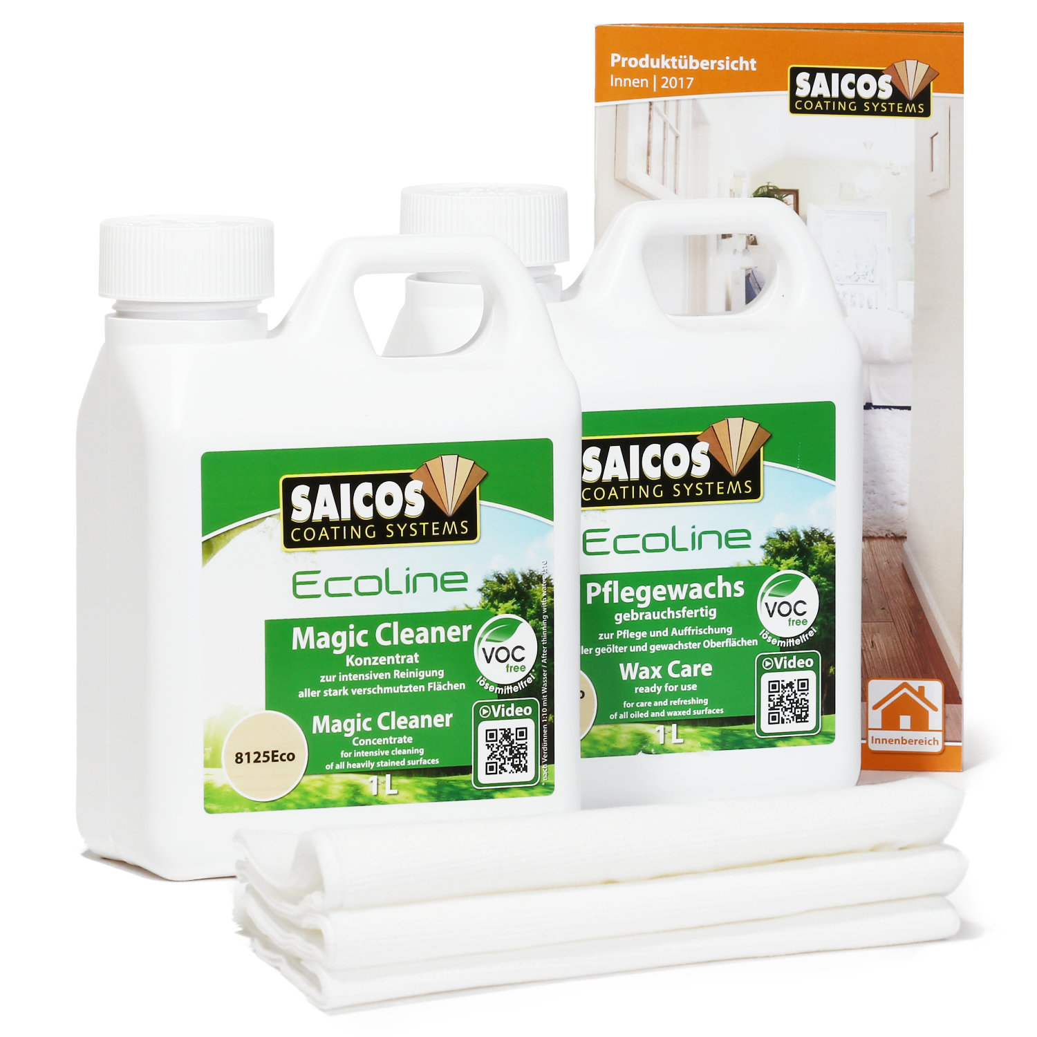 SAICOS Ecoline Fußboden Reinigungs- und Pflegeset