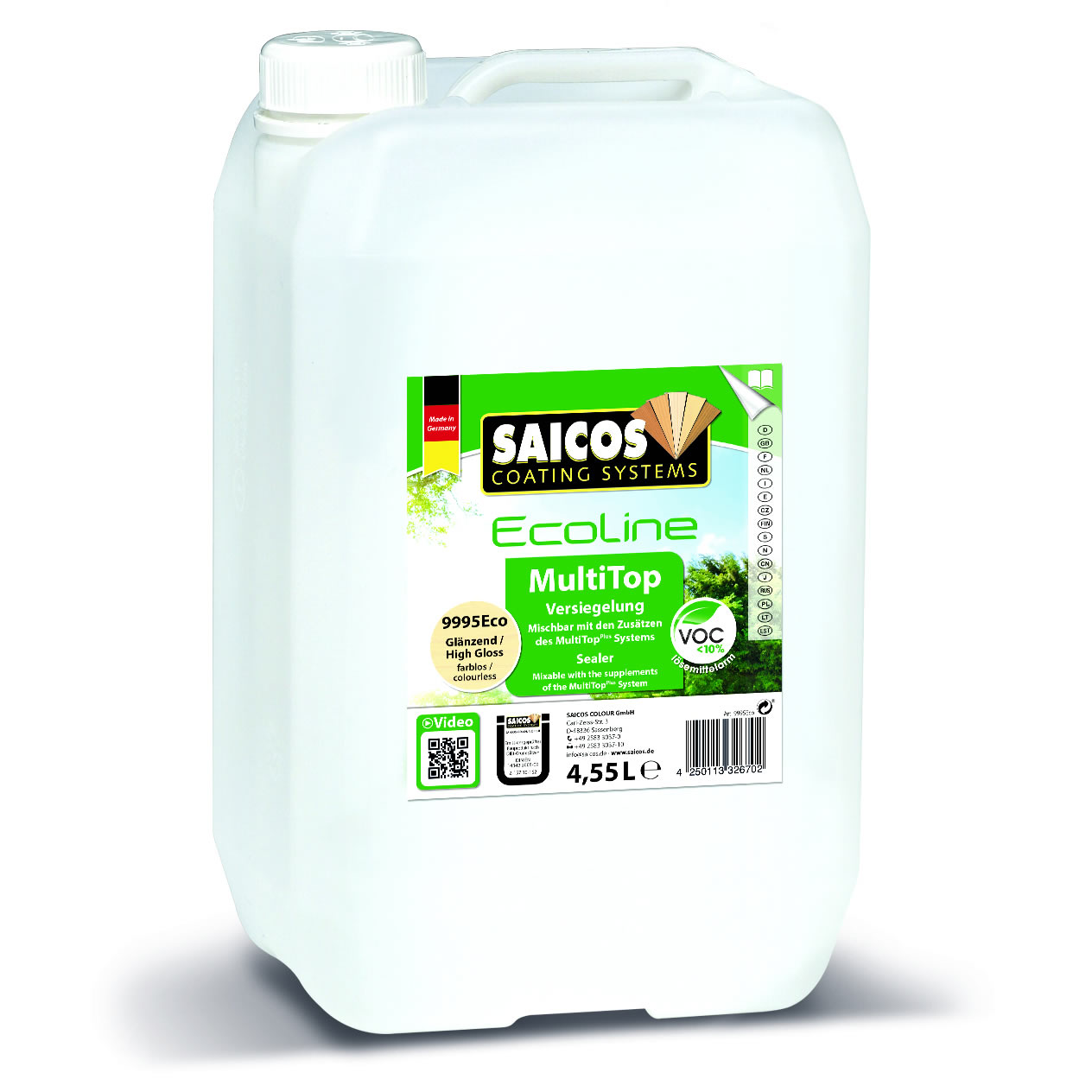 SAICOS Ecoline Multi Top Lack Glänzend farblos