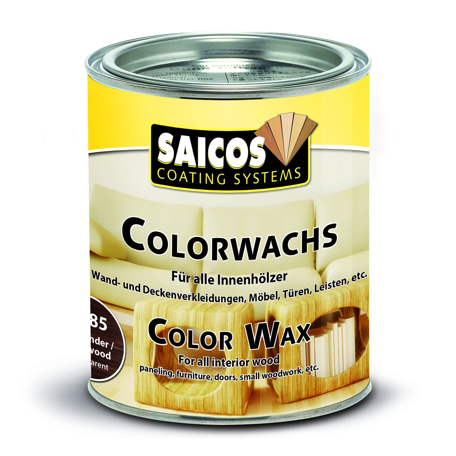 SAICOS Colorwachs Palisander transparent
