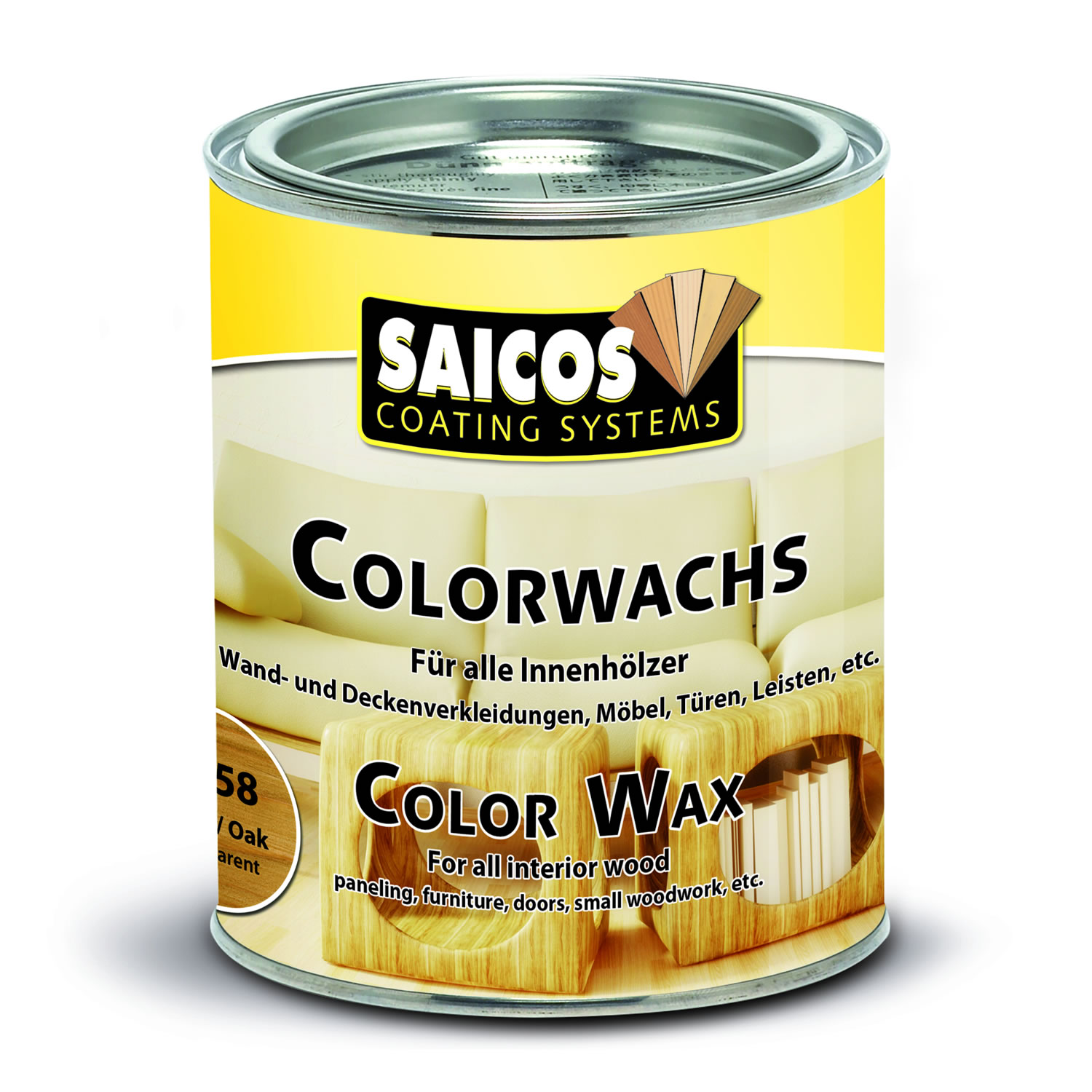 SAICOS Colorwachs Eiche transparent