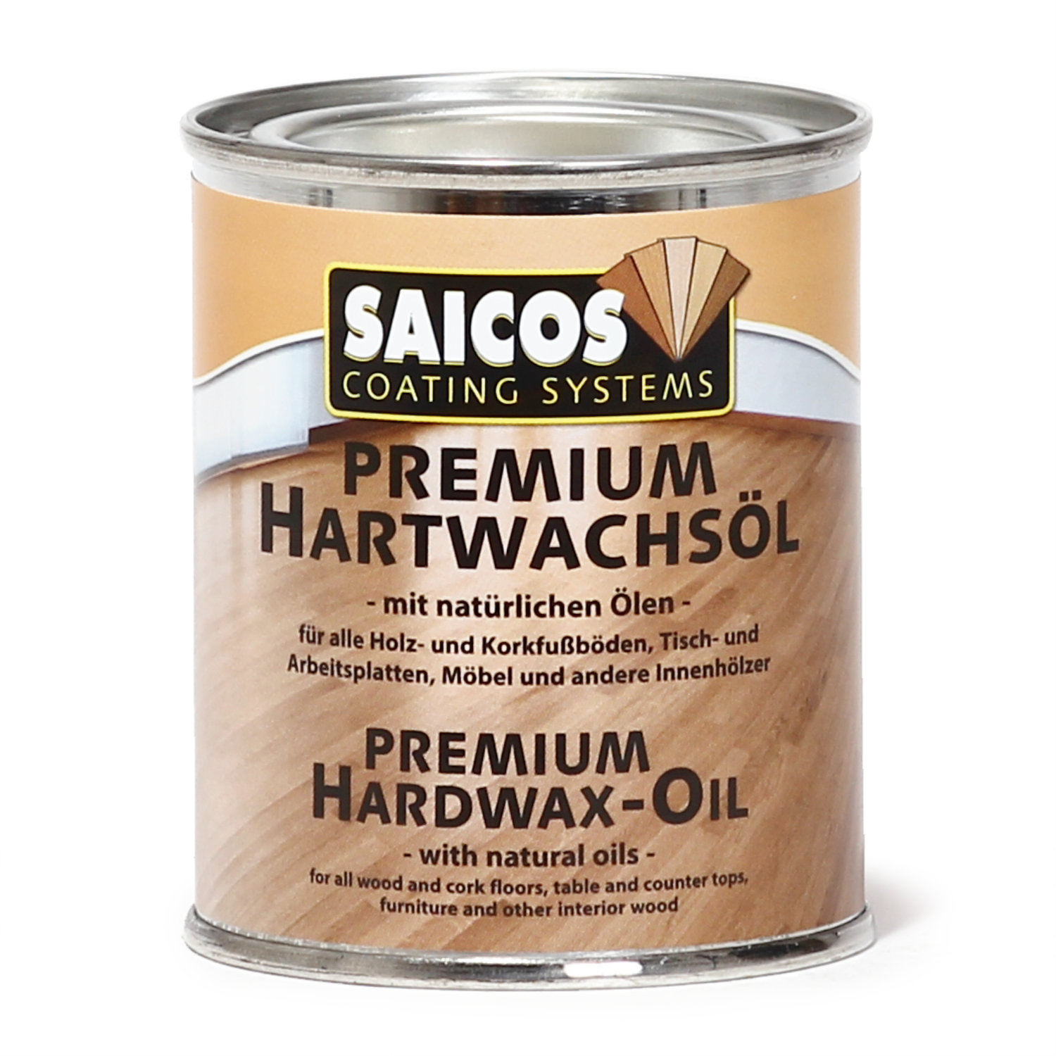 SAICOS Premium Hartwachsöl Silbergrau transparent matt