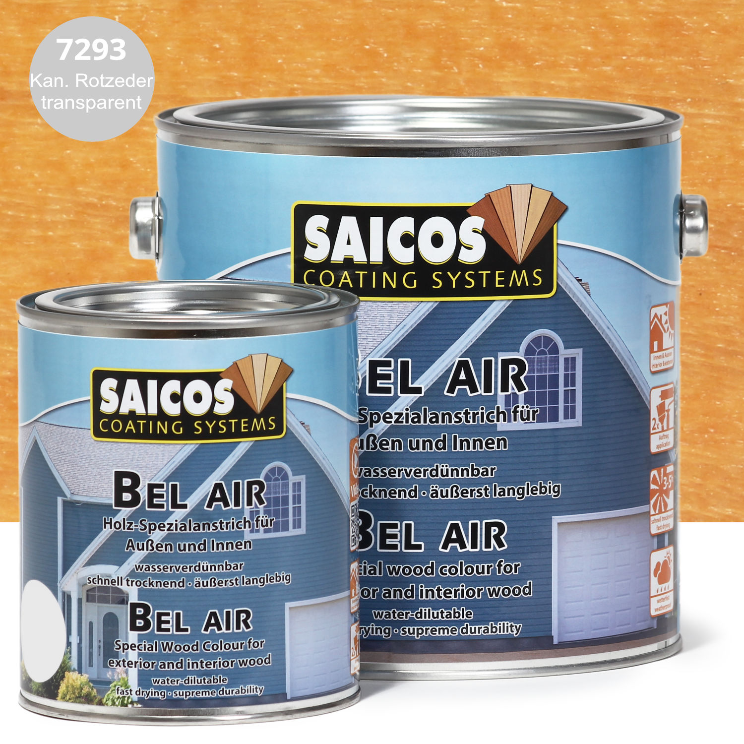 SAICOS Bel Air Kanadische Rotzeder transparent