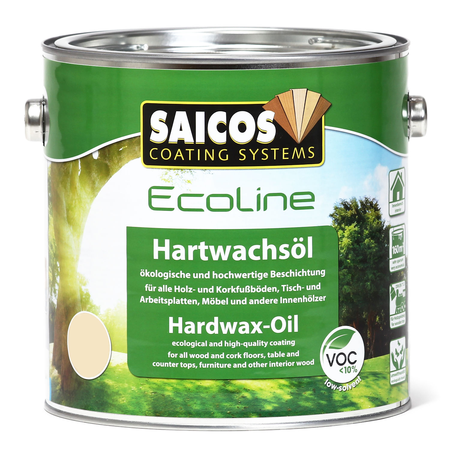 SAICOS Ecoline Hartwachsöl seidenmatt farblos
