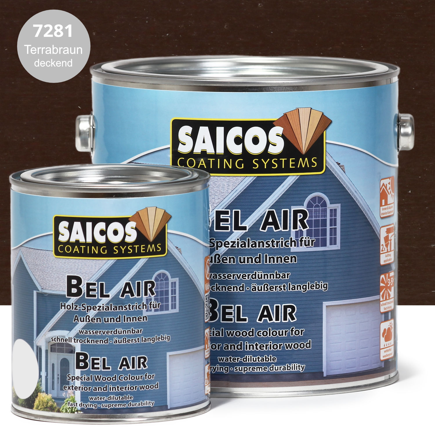 SAICOS Bel Air Terrabraun deckend
