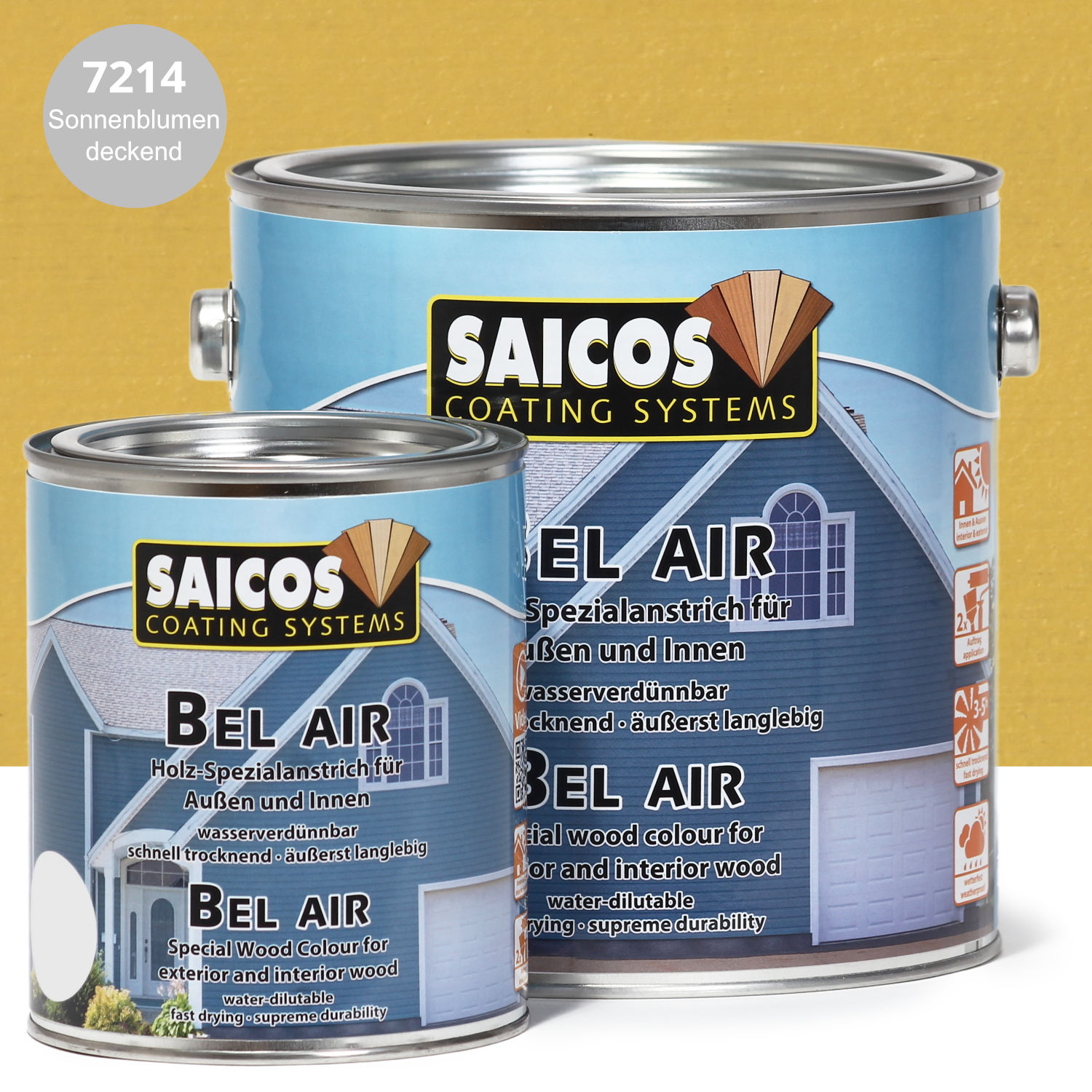 SAICOS Bel Air Sonnenblumengelb deckend