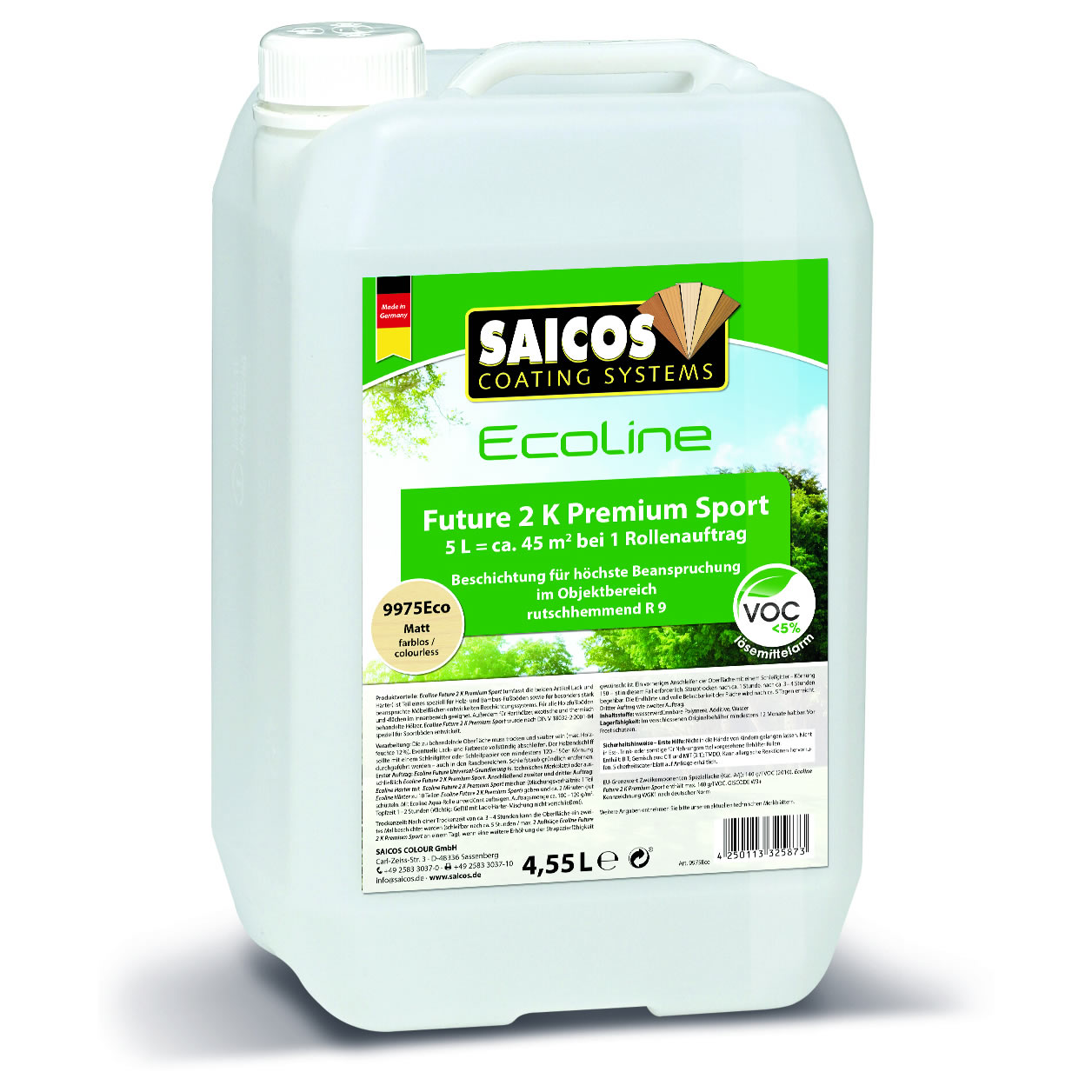 SAICOS Ecoline Future 2K Premium Sport Spezialversiegelung inkl. Härter Matt