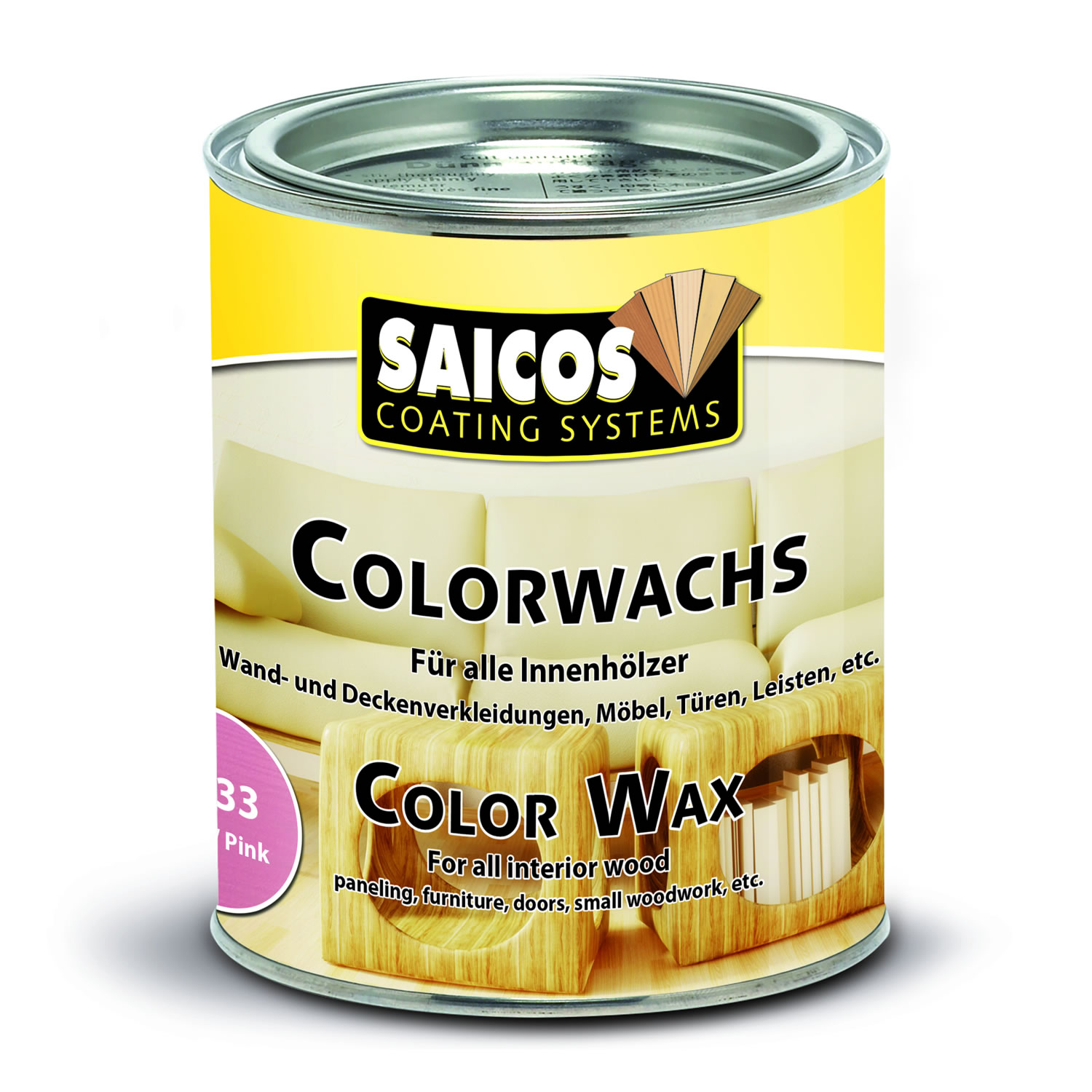 SAICOS Colorwachs Rosa deckend