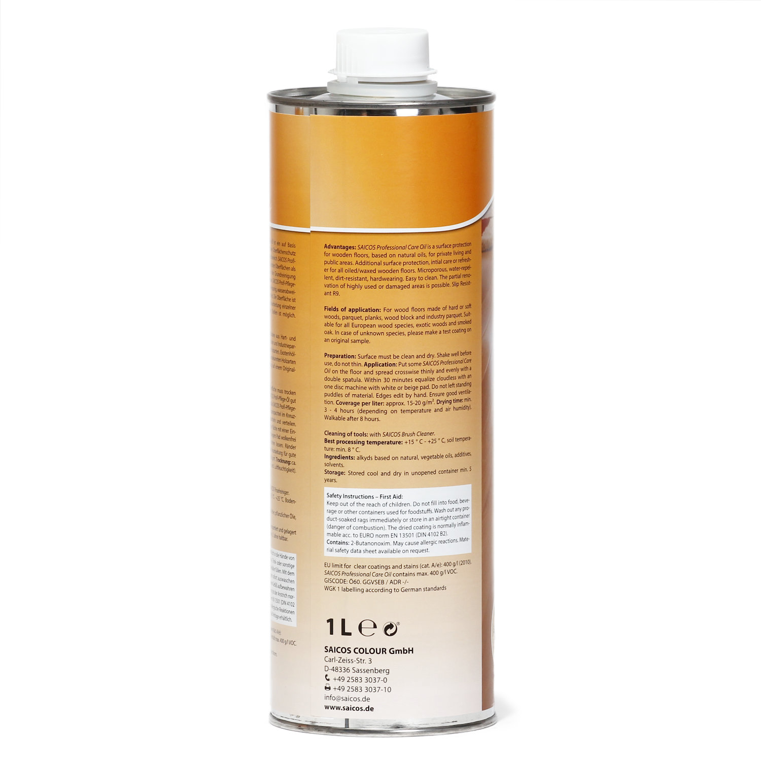 SAICOS Profi-Pflegeöl farblos 1 Liter