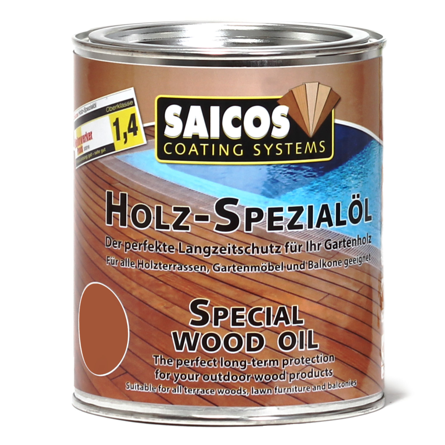 SAICOS Holz-Spezialöl Bangkirai-Öl transparent