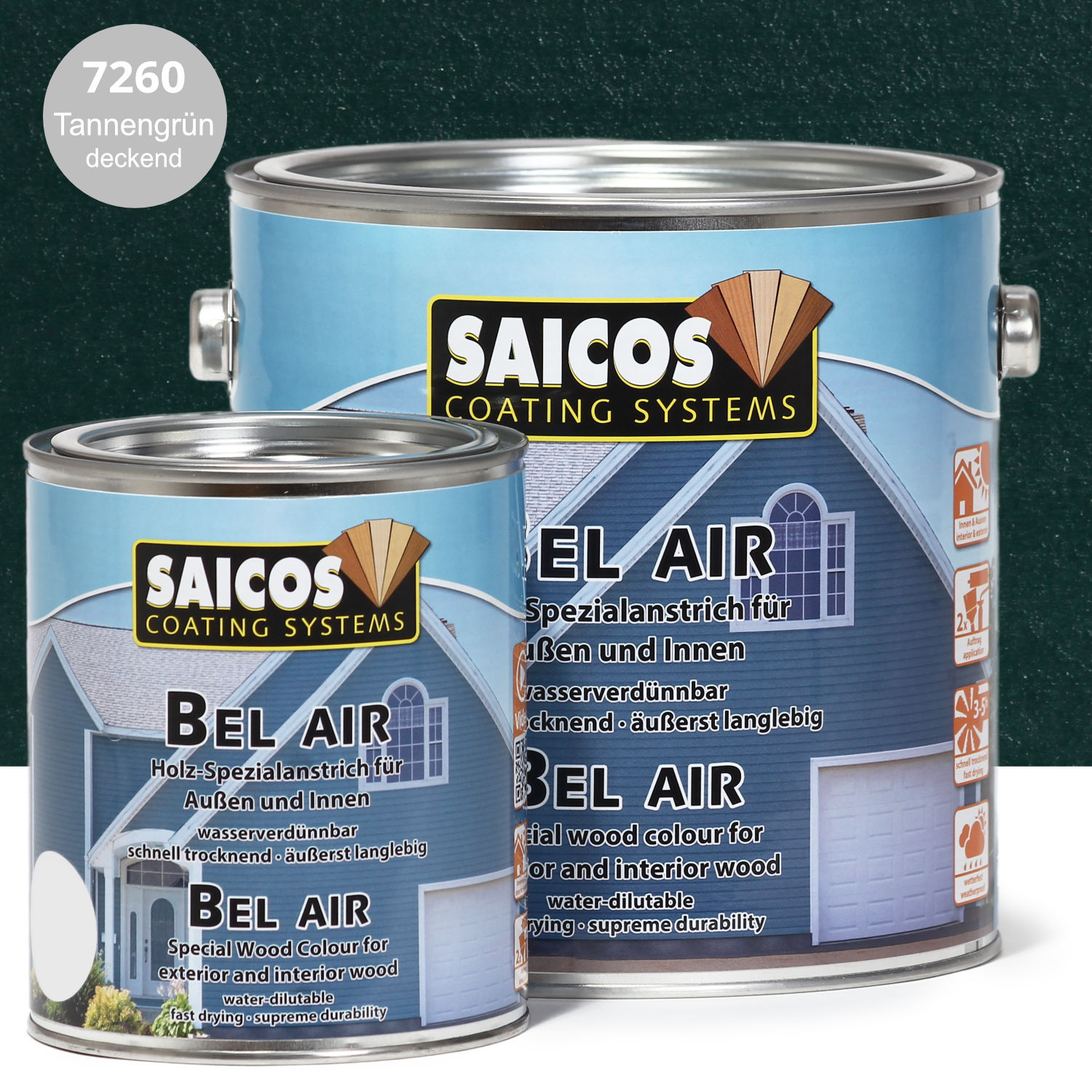 SAICOS Bel Air Tannengrün deckend