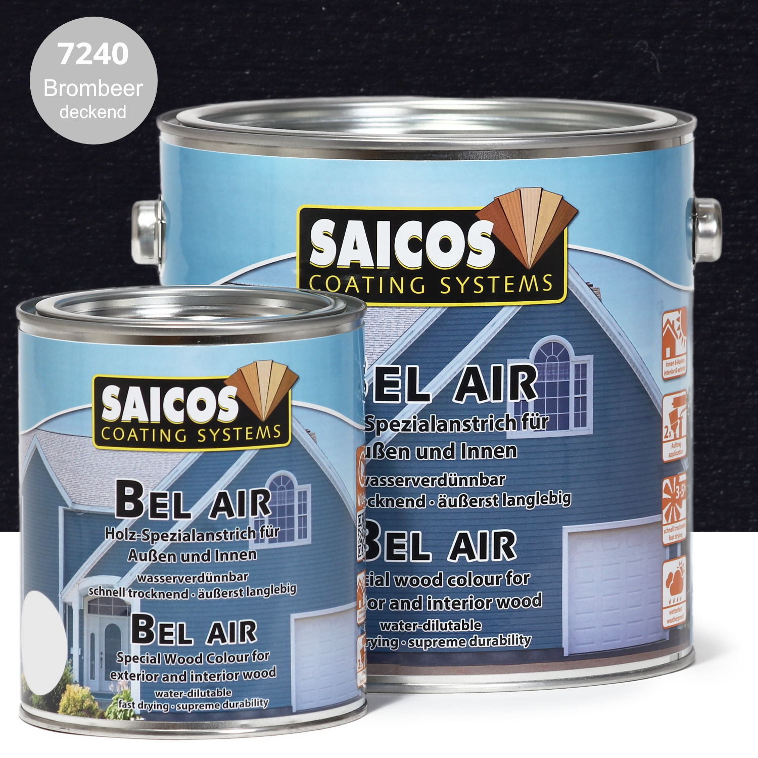 SAICOS Bel Air Brombeer deckend