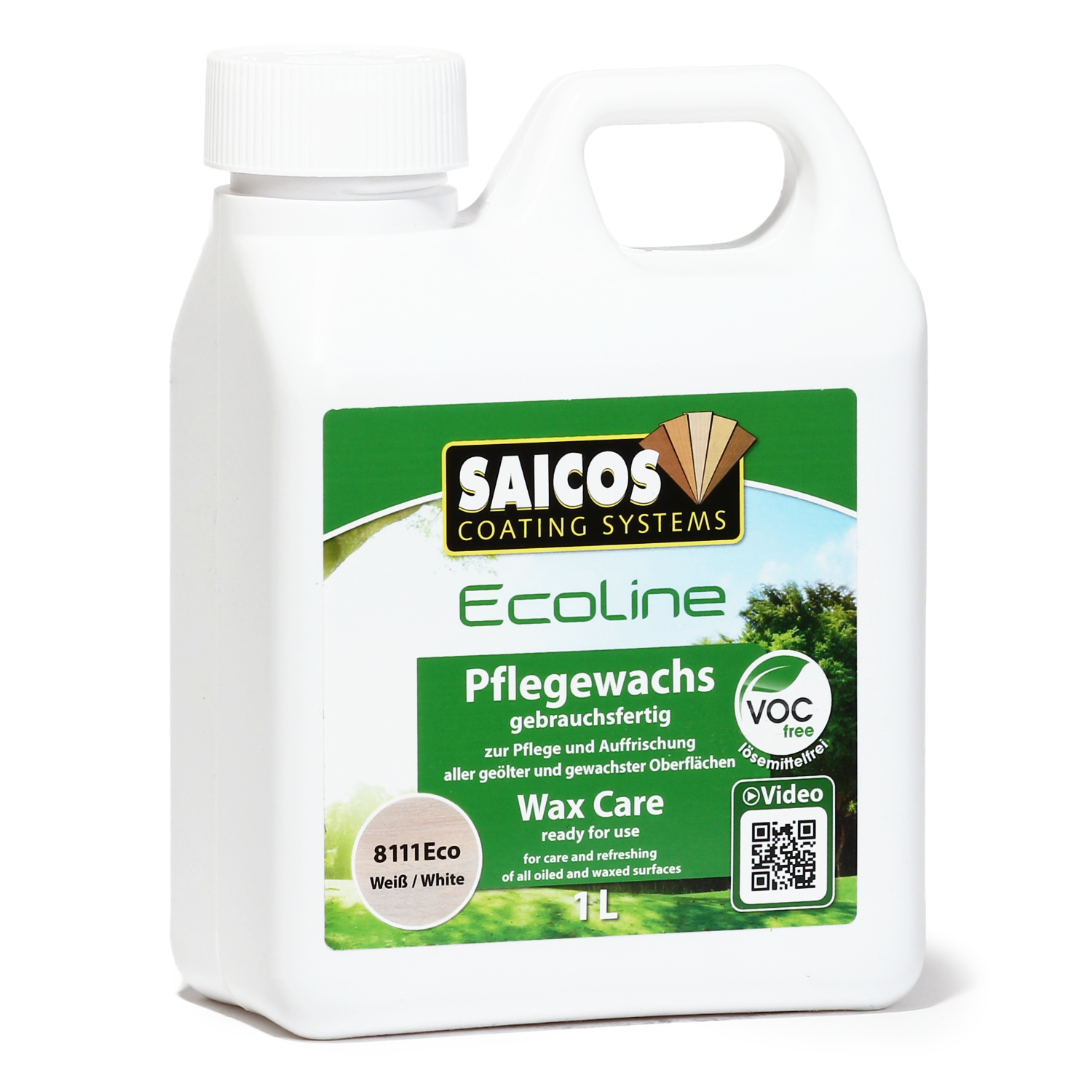 SAICOS Ecoline Pflegewachs weiß